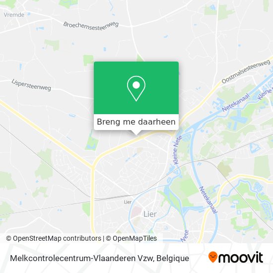 Melkcontrolecentrum-Vlaanderen Vzw kaart