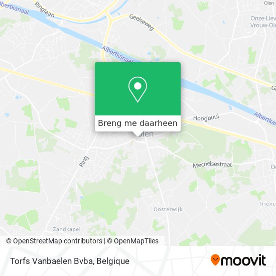 Torfs Vanbaelen Bvba kaart