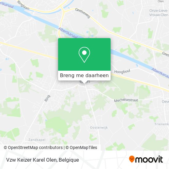 Vzw Keizer Karel Olen kaart