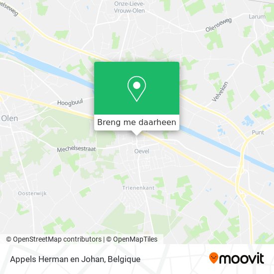 Appels Herman en Johan kaart