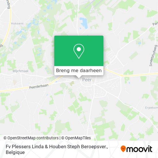 Fv Plessers Linda & Houben Steph Beroepsver. kaart