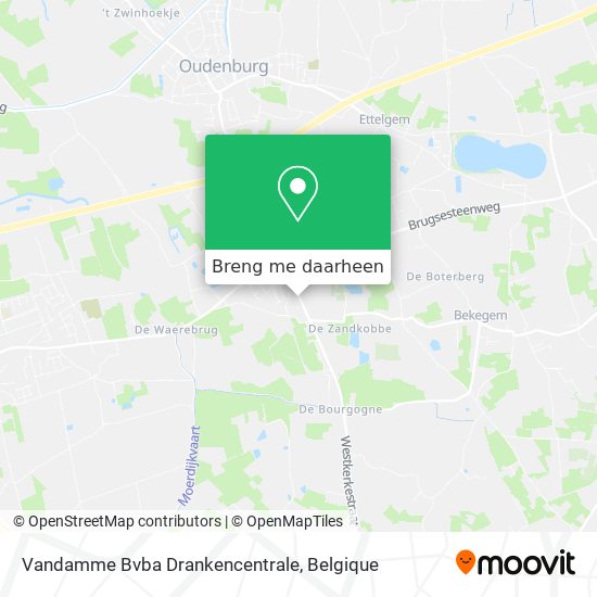 Vandamme Bvba Drankencentrale kaart