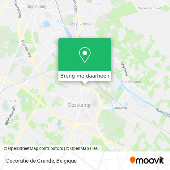 Decoratie de Grande kaart