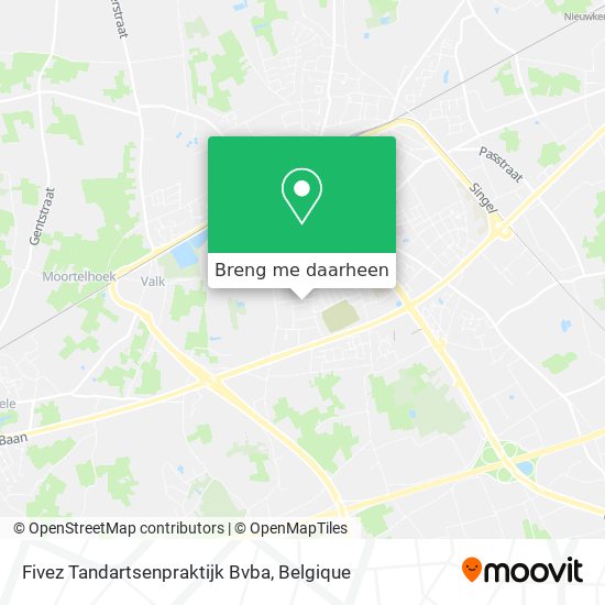 Fivez Tandartsenpraktijk Bvba kaart