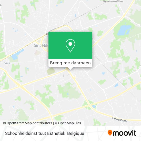 Schoonheidsinstituut Esthetiek kaart