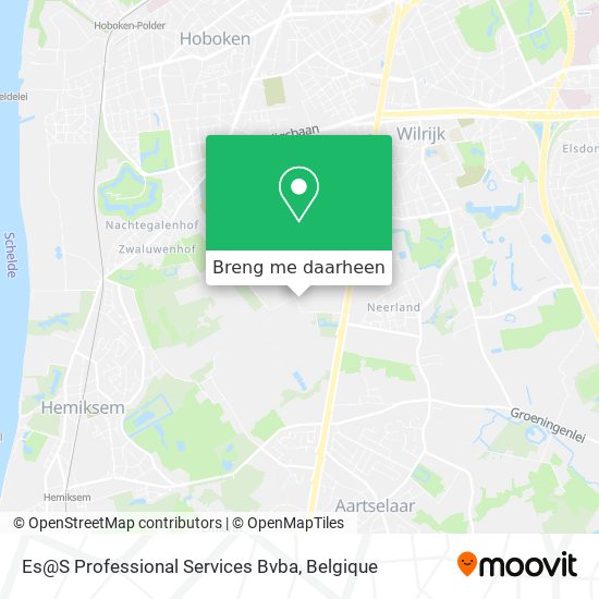 Es@S Professional Services Bvba kaart