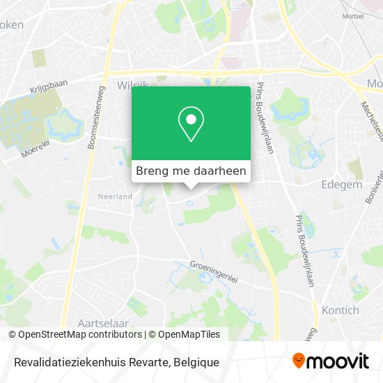 Revalidatieziekenhuis Revarte kaart