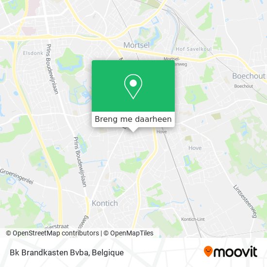 Bk Brandkasten Bvba kaart