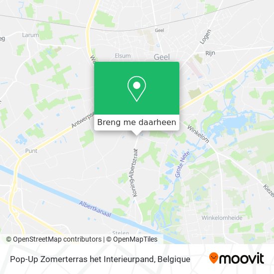 Pop-Up Zomerterras het Interieurpand kaart