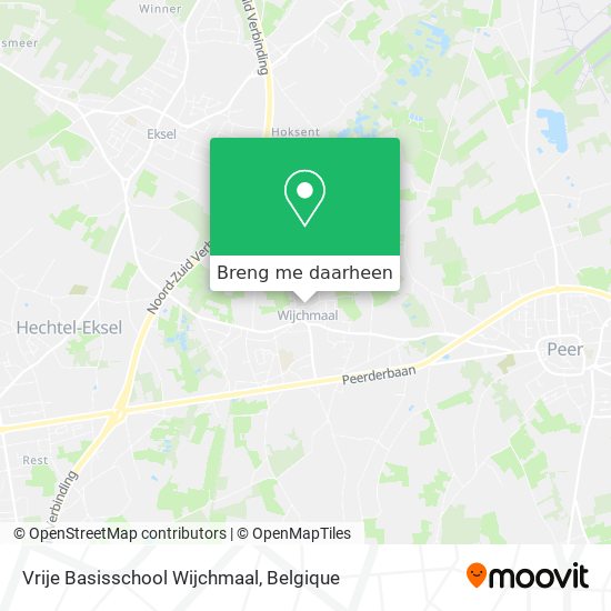 Vrije Basisschool Wijchmaal kaart