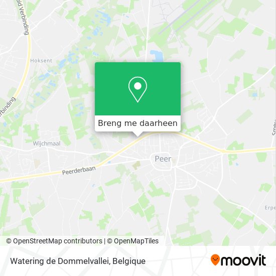 Watering de Dommelvallei kaart