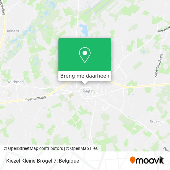 Kiezel Kleine Brogel 7 kaart