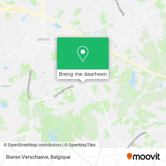 Bieren Verschaeve kaart