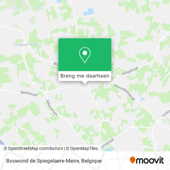 Bouwond de Spiegelaere-Meire kaart