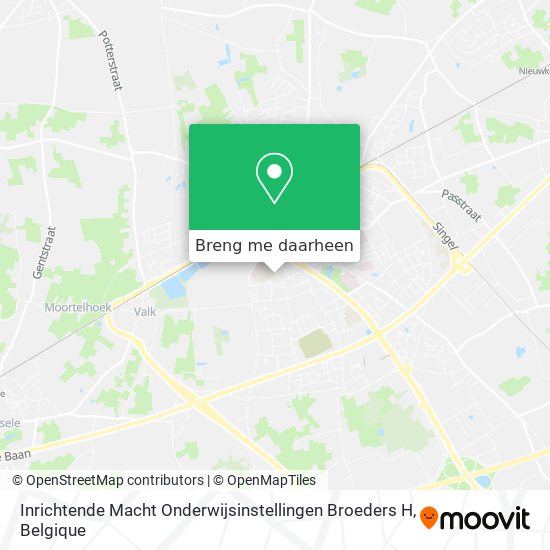 Inrichtende Macht Onderwijsinstellingen Broeders H kaart