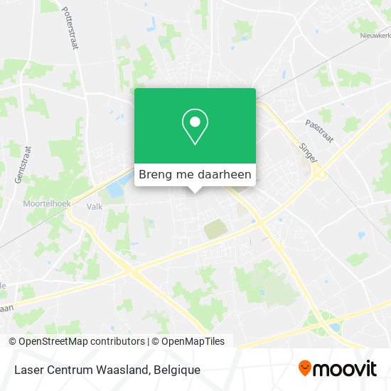 Laser Centrum Waasland kaart