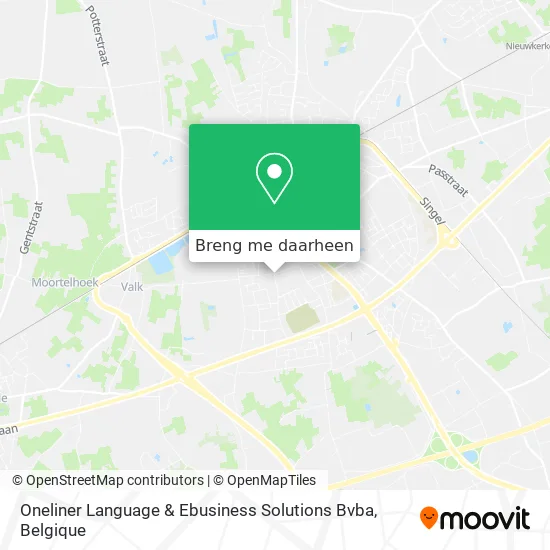 Oneliner Language & Ebusiness Solutions Bvba kaart