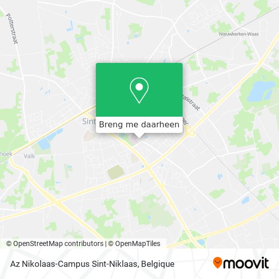 Az Nikolaas-Campus Sint-Niklaas kaart