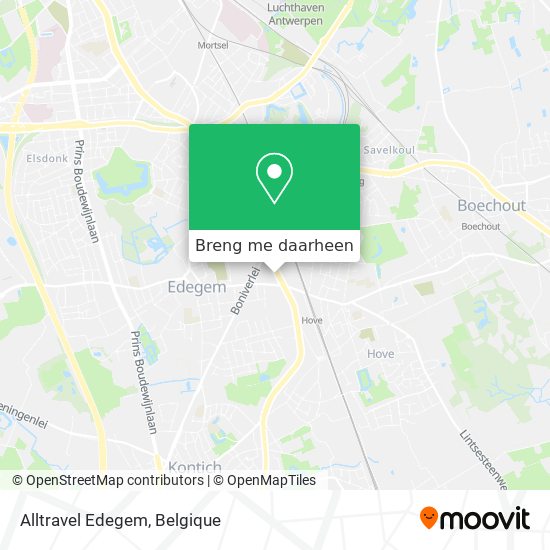 Alltravel Edegem kaart