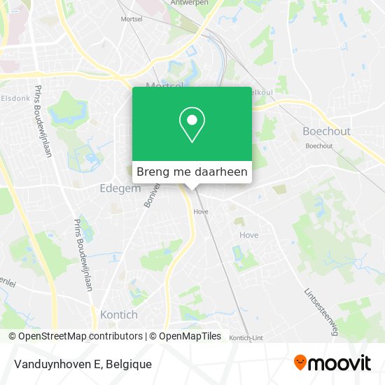 Vanduynhoven E kaart