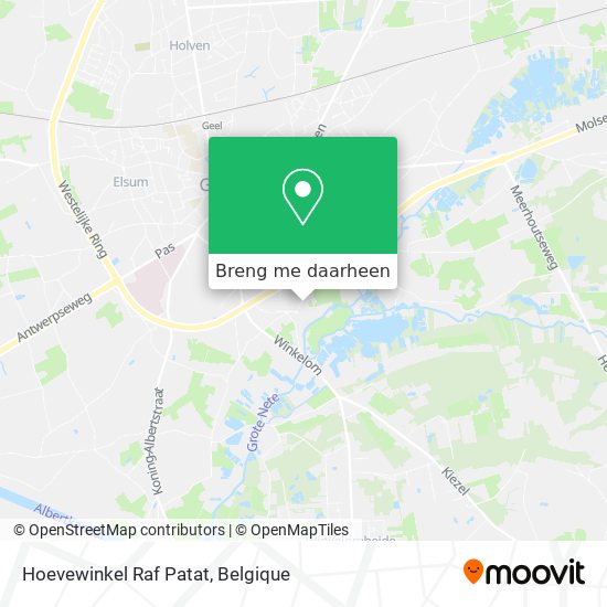 Hoevewinkel Raf Patat kaart