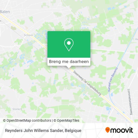 Reynders John Willems Sander kaart