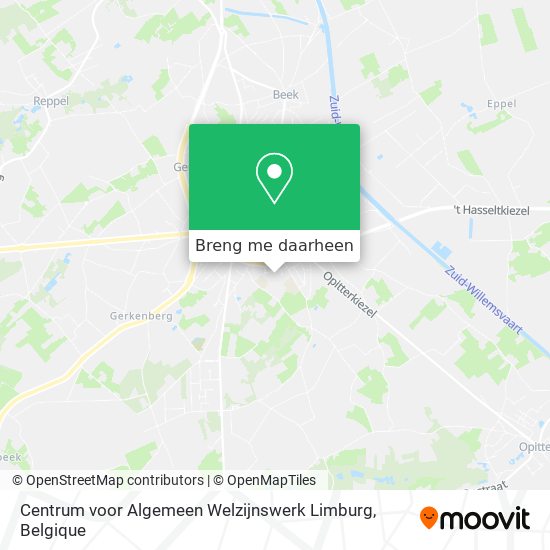Centrum voor Algemeen Welzijnswerk Limburg kaart