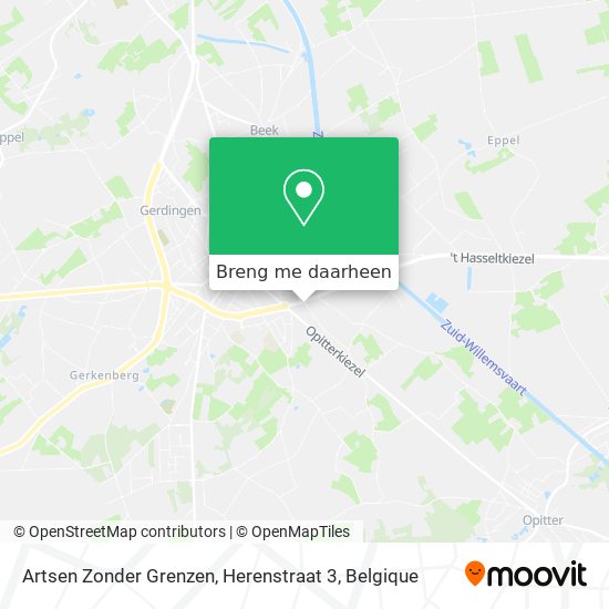 Artsen Zonder Grenzen, Herenstraat 3 kaart