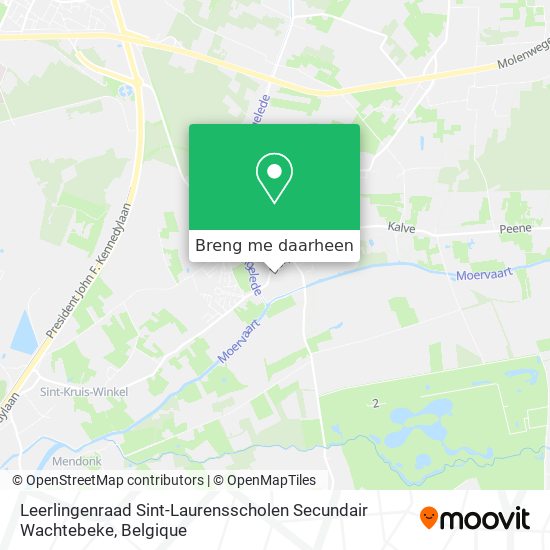 Leerlingenraad Sint-Laurensscholen Secundair Wachtebeke kaart