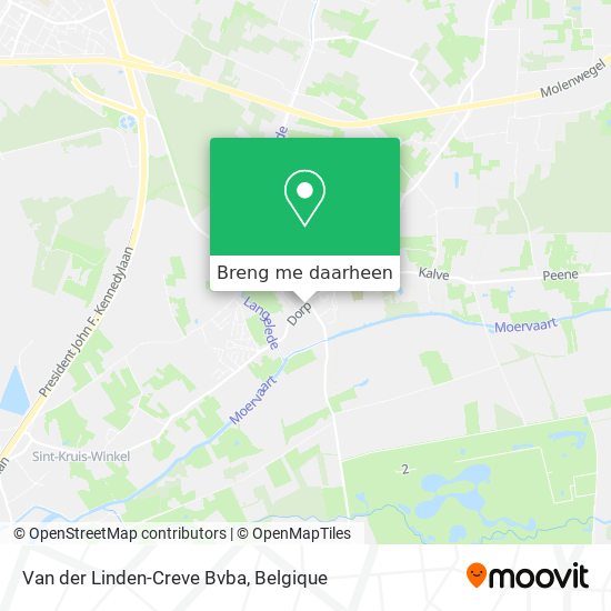 Van der Linden-Creve Bvba kaart