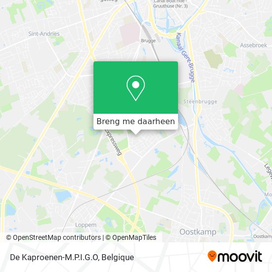 De Kaproenen-M.P.I.G.O kaart