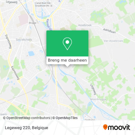 Legeweg 220 kaart