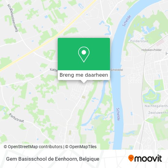 Gem Basisschool de Eenhoorn kaart