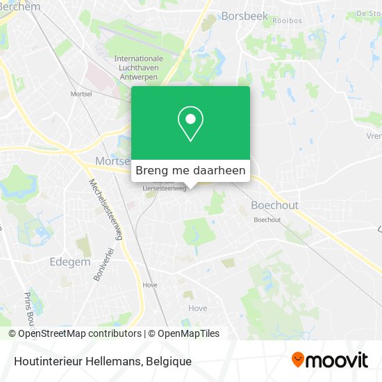 Houtinterieur Hellemans kaart