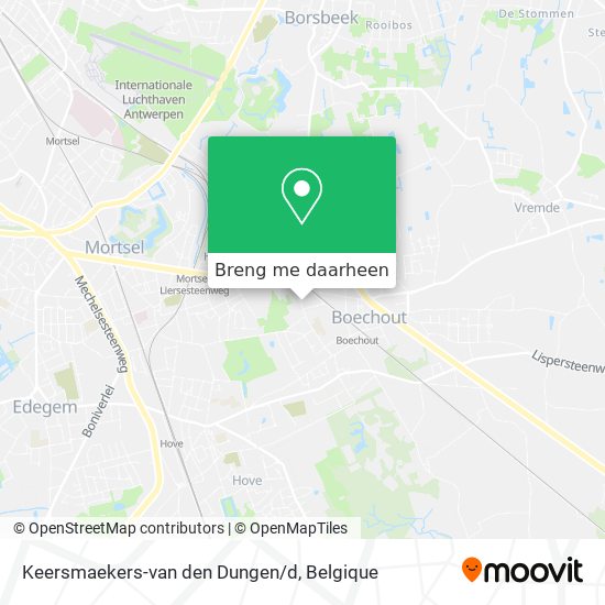 Keersmaekers-van den Dungen/d kaart