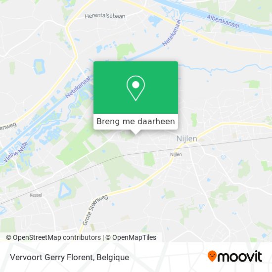 Vervoort Gerry Florent kaart