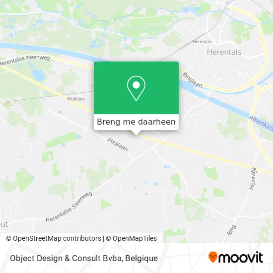 Object Design & Consult Bvba kaart