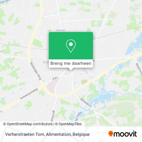 Verherstraeten Tom, Alimentation kaart