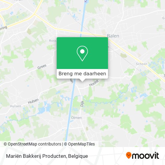 Mariën Bakkerij Producten kaart