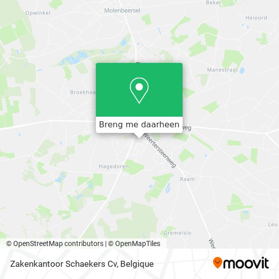 Zakenkantoor Schaekers Cv kaart