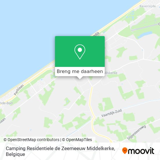 Camping Residentiele de Zeemeeuw Middelkerke kaart