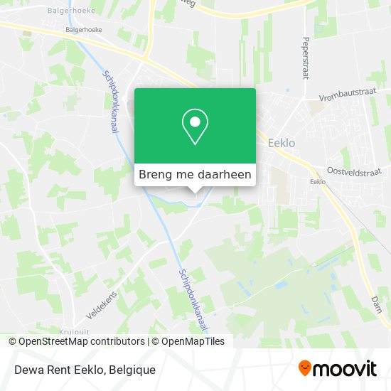 Dewa Rent Eeklo kaart