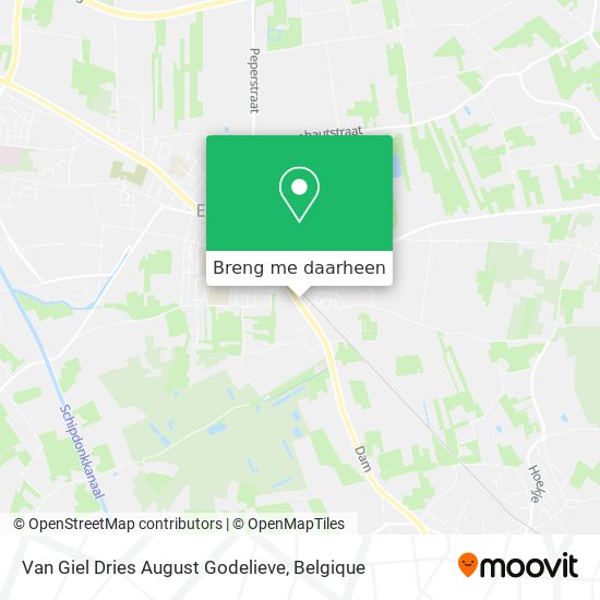 Van Giel Dries August Godelieve kaart