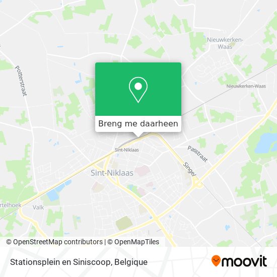 Stationsplein en Siniscoop kaart