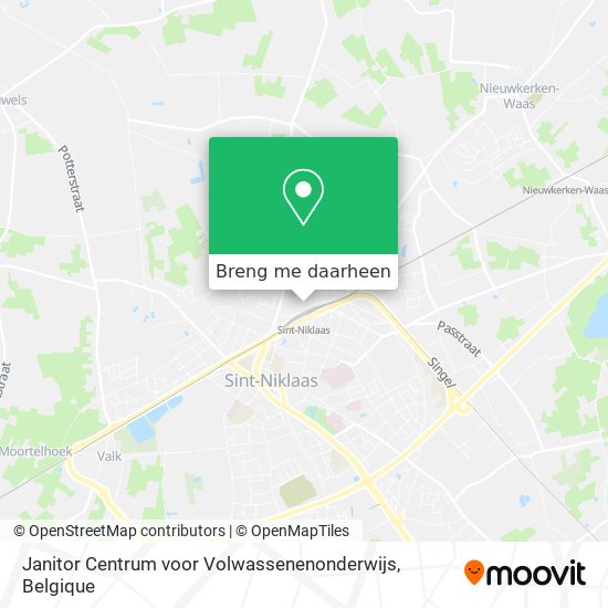 Janitor Centrum voor Volwassenenonderwijs kaart