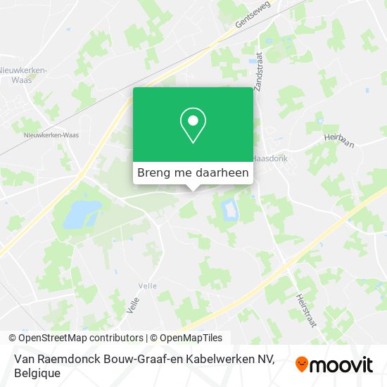 Van Raemdonck Bouw-Graaf-en Kabelwerken NV kaart