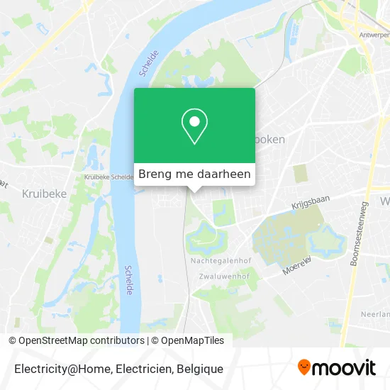 Electricity@Home, Electricien kaart