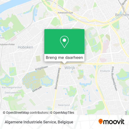 Algemene Industriele Service kaart