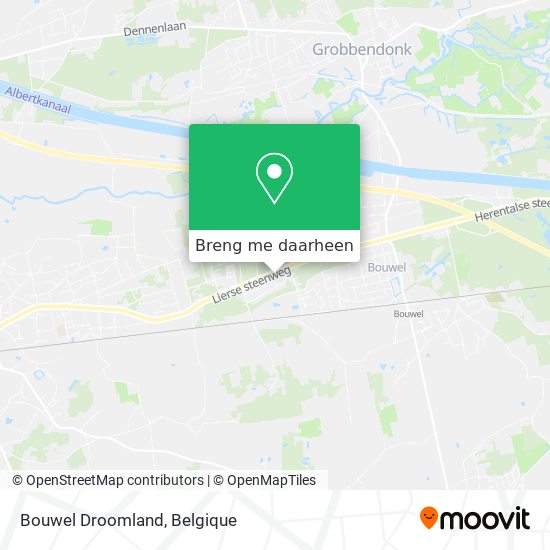 Bouwel Droomland kaart