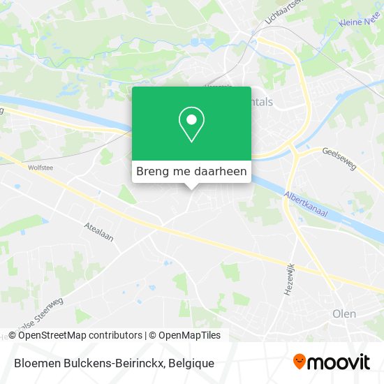 Bloemen Bulckens-Beirinckx kaart